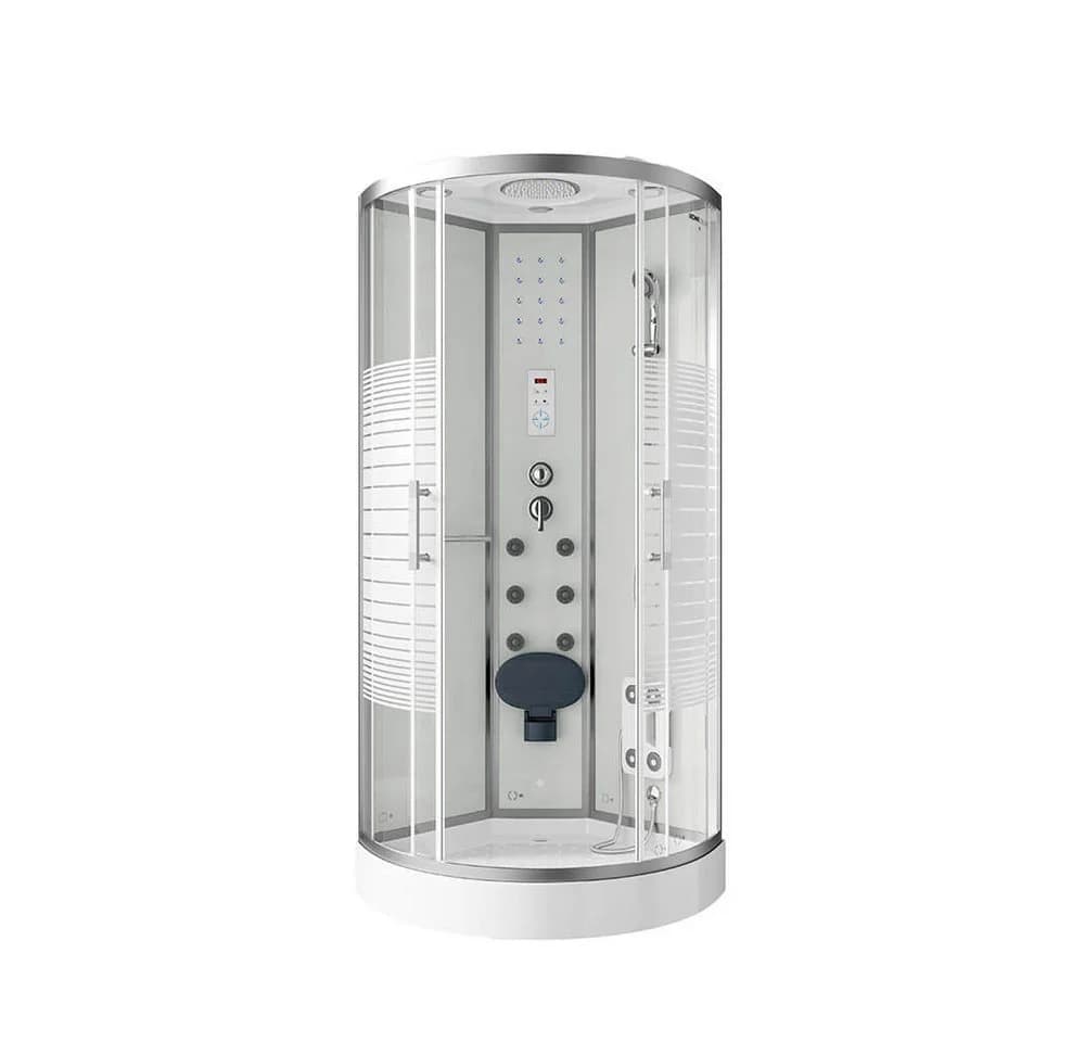 HOME DELUXE Komplettdusche WHITE PEARL mit LED und Massage - Bild 2