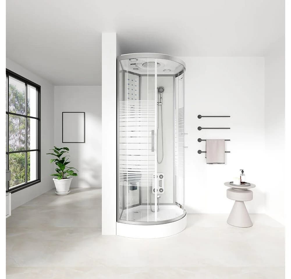 HOME DELUXE Komplettdusche WHITE PEARL mit LED und Massage - Bild 3