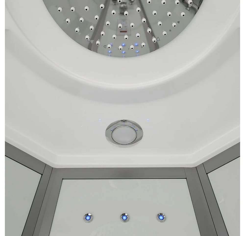 HOME DELUXE Komplettdusche WHITE PEARL mit LED und Massage - Bild 5