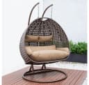 Home Deluxe Polyrattan Hängesessel Twin Bunt Bild 5