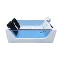 HOME DELUXE Whirlpool-Badewanne ATLANTIC XL Weiß mit LED Bild 2