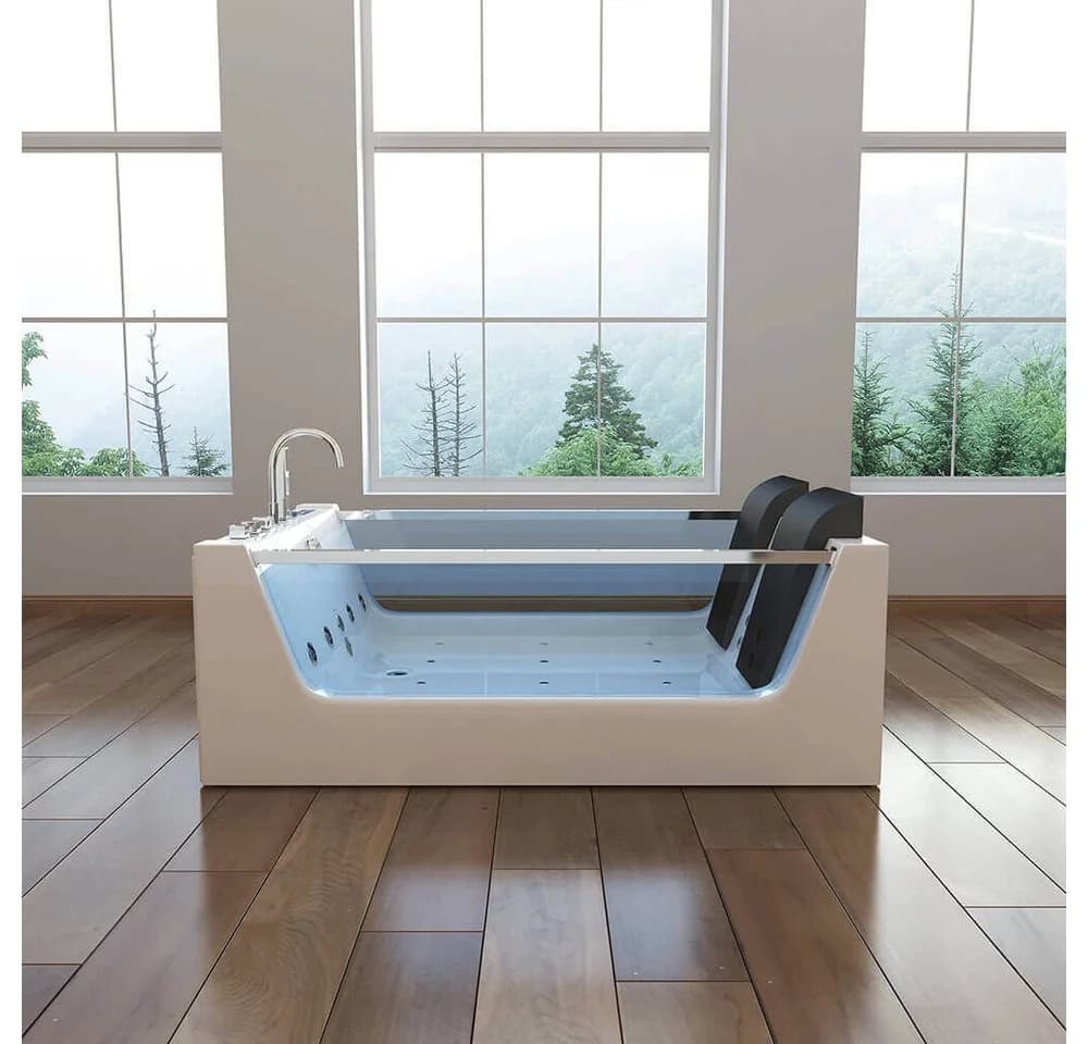 HOME DELUXE Whirlpool-Badewanne ATLANTIC XL Weiß mit LED - Bild 5