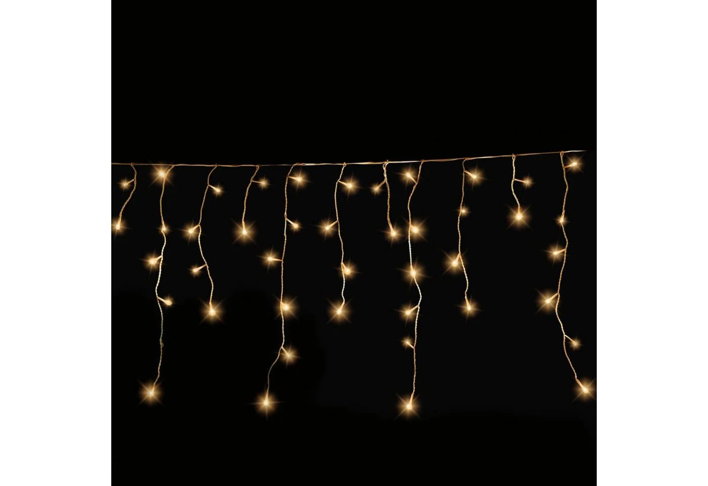 Gartenpirat LED-Lichterkette Eisregen mit Timer IP44 Weiss - Bild 2
