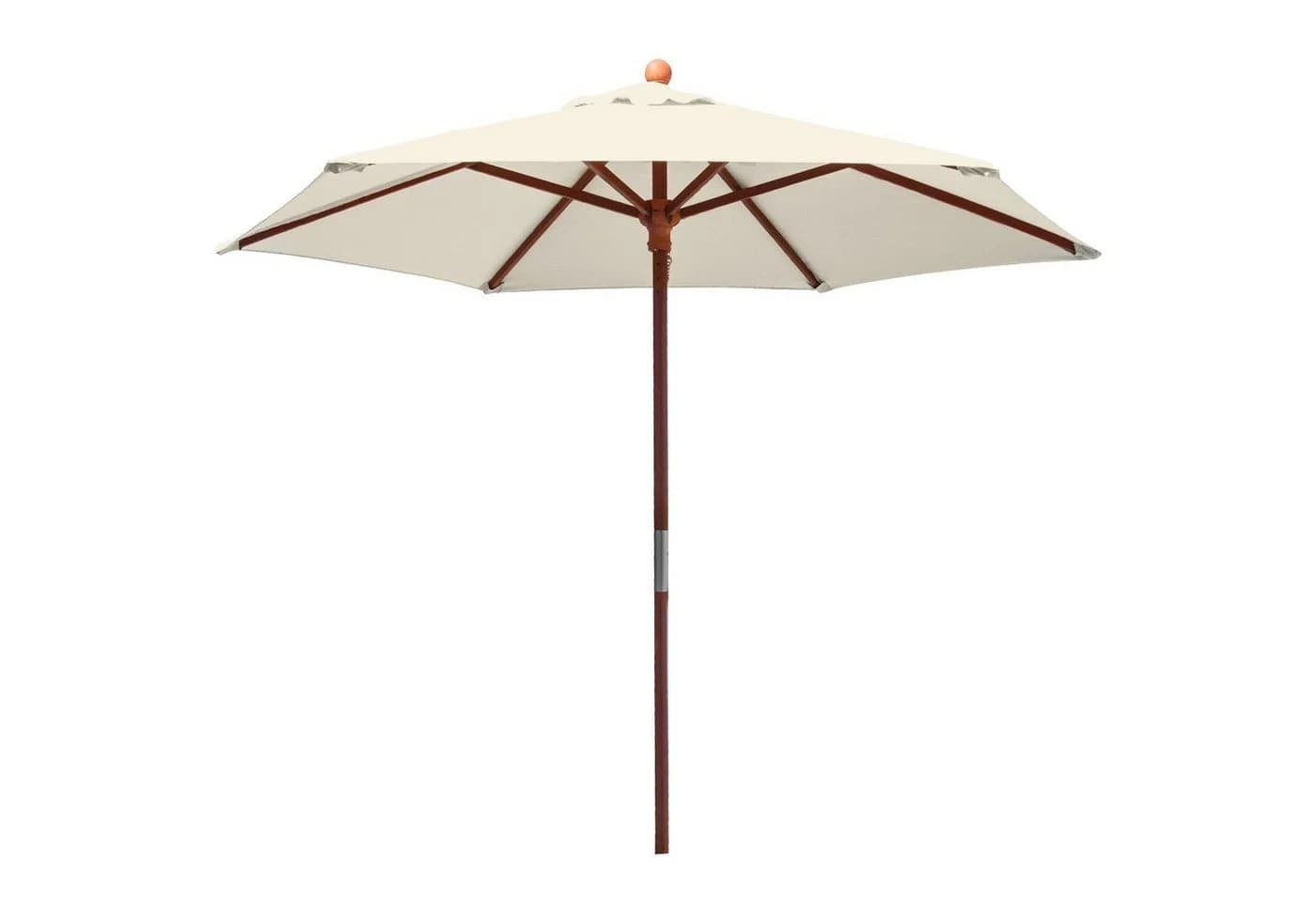 anndora Sonnenschirm 2,1m rund mit Winddach Polyester