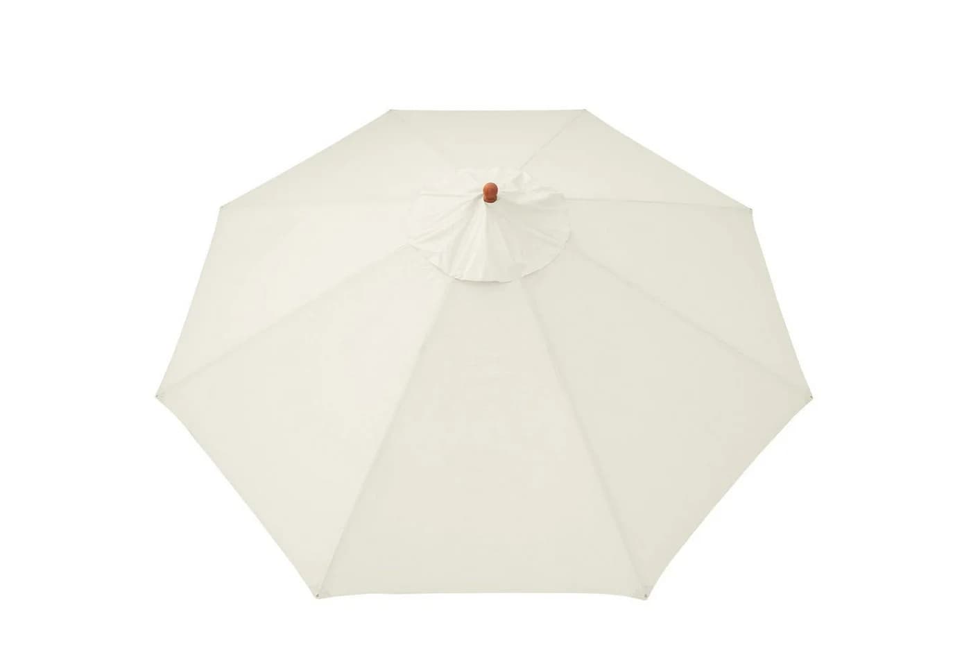 anndora Sonnenschirm 4m rund Marktschirm wasserabweisend beige