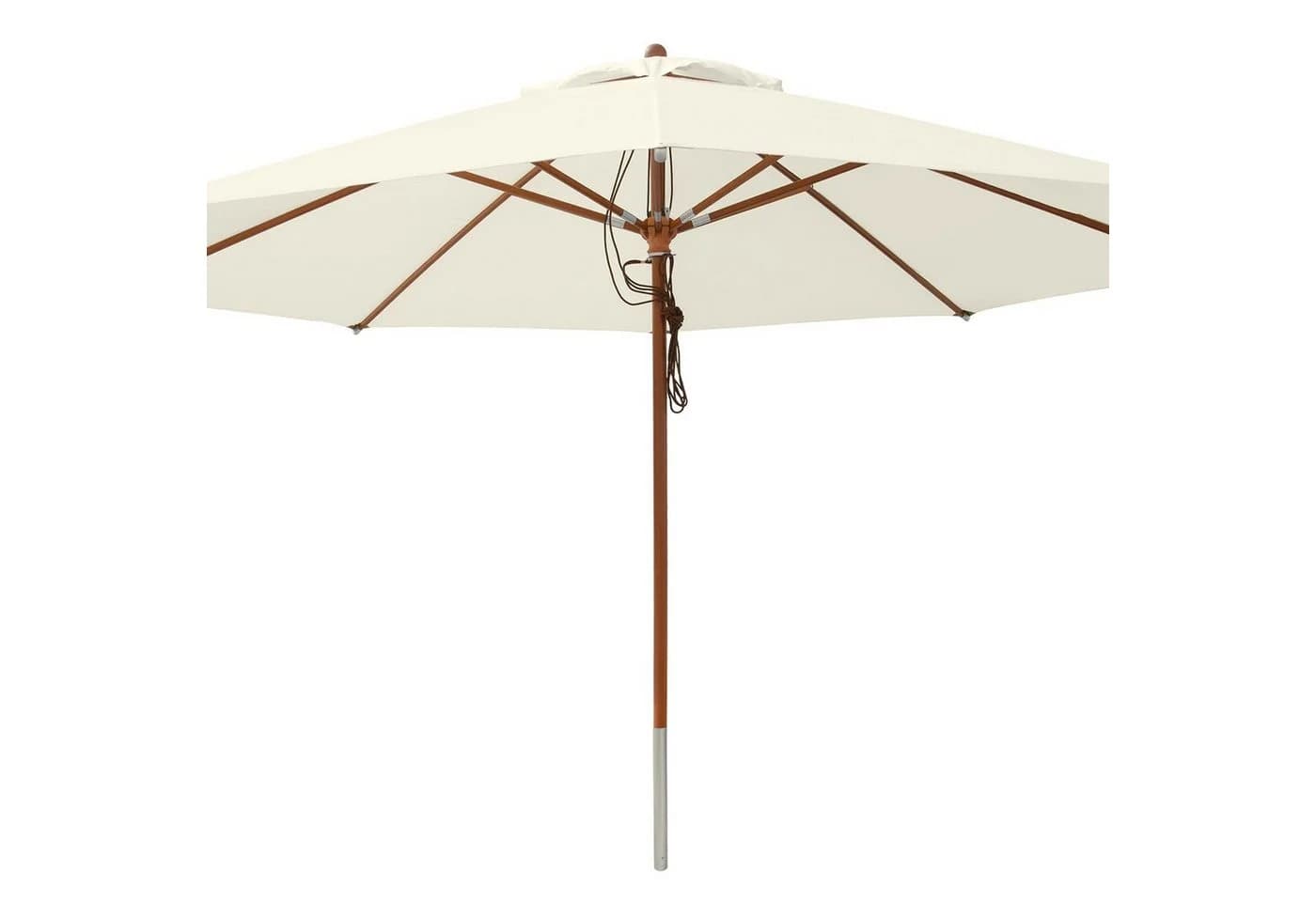 anndora Sonnenschirm 4m rund Marktschirm wasserabweisend beige - Bild 2