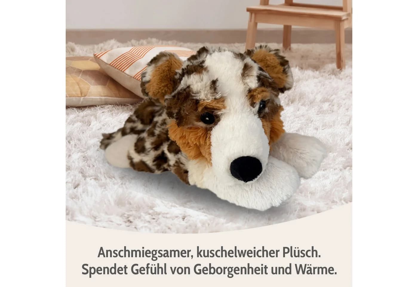Habibi Plush Wärmekissen Australian Shepherd Plüschtier - Bild 5