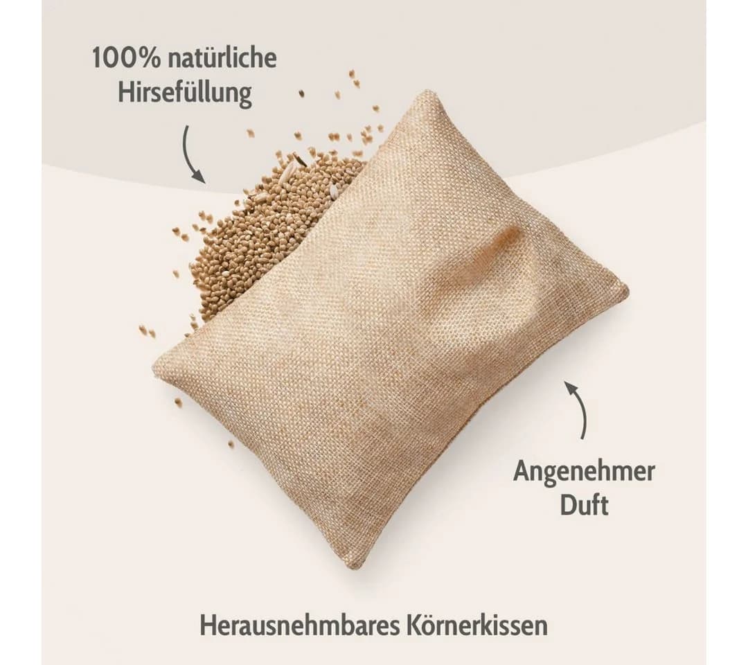 Habibi Plush Wärmekissen Körnerkissen Blume des Lebens bunt - Bild 5