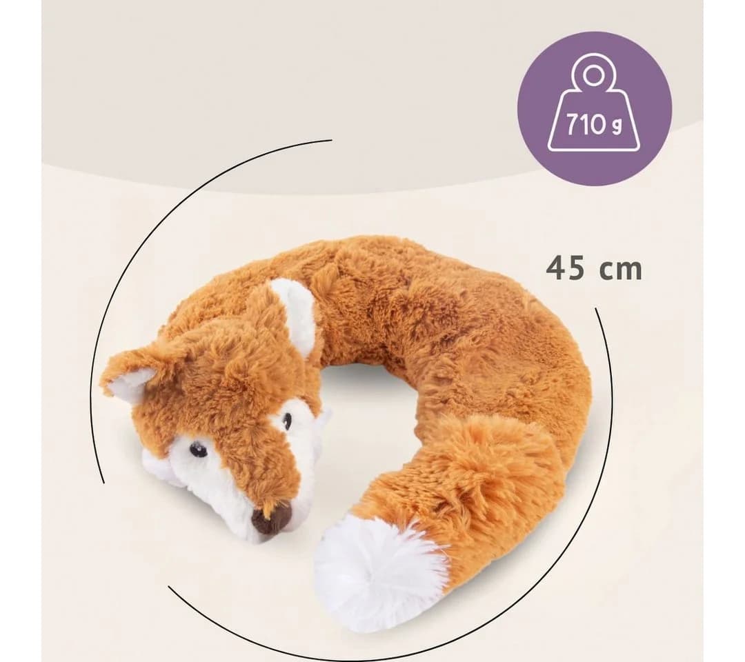 Habibi Plush Wärmekissen Nackenhörnchen Fuchs Orange Plüsch