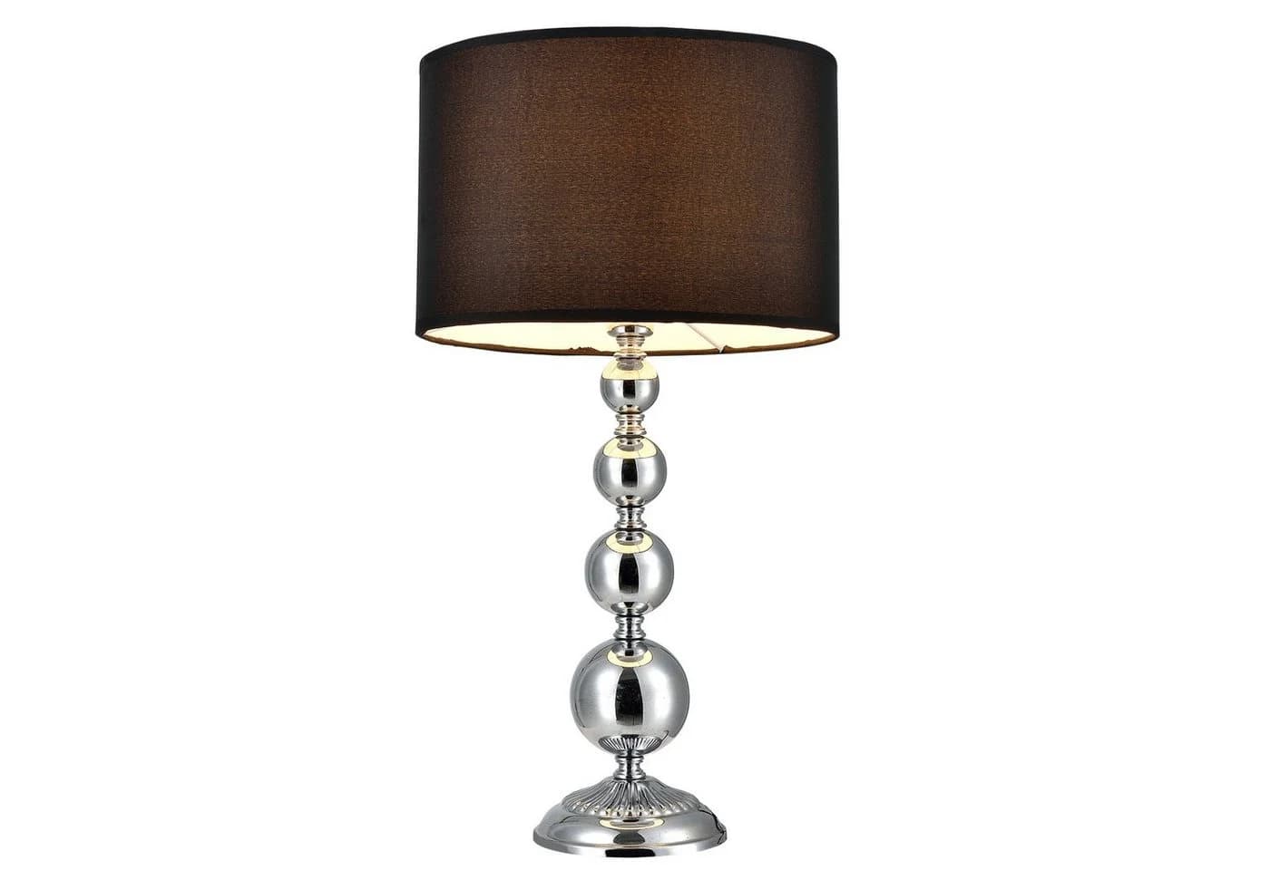 lux.pro Tischleuchte Helsingborg Schwarz Chrom Modern - Bild 2