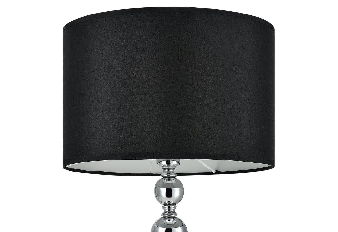 lux.pro Tischleuchte Helsingborg Schwarz Chrom Modern - Bild 3