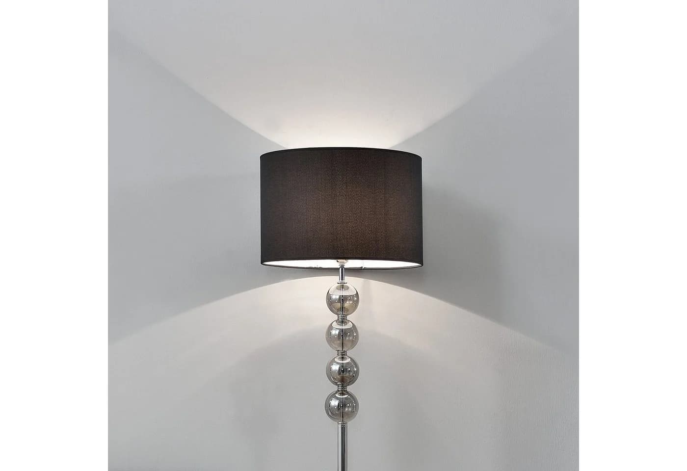 lux.pro Stehlampe Spheridern Schwarz 158cm - Bild 5
