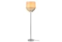 lux.pro Stehlampe Royality 1xE27 mit weißem Schirm und bunten Kunstkristallen Bild 2