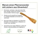 Olivenholz-erleben Pfannenwender mit Löchern aus Olivenholz Bild 3