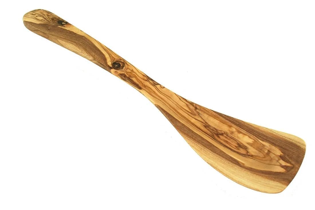 Olivenholz-erleben Pfannenwender aus Olivenholz 30 cm Braun