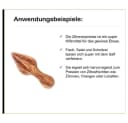 Olivenholz-erleben Zitronenpresse aus Olivenholz Braun Bild 4