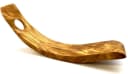 Olivenholz-erleben Weinflaschenhalter Mond aus Massivholz Bild 4