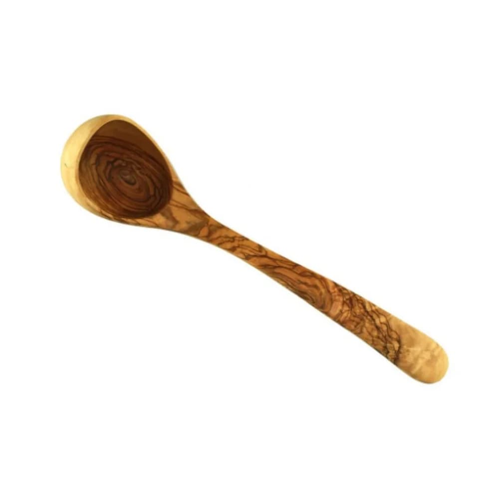 Olivenholz-erleben Schöpfkelle aus echtem Olivenholz - Bild 2