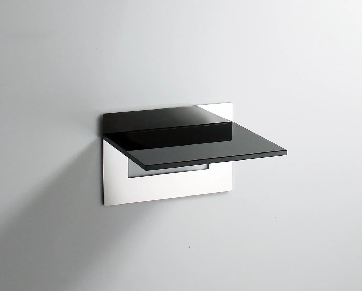 Schönbeck Design Badablage zum Kleben Edelstahl Glas - Bild 2