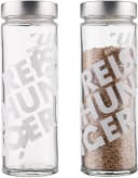 Reishunger Vorratsglas 600g Massivglas mit Dosierskala & Alu-Deckel Bild 1