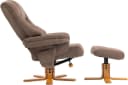TV-Sessel DUO COLLECTION Bordeaux Braun mit Relaxfunktion 360 Grad drehbar Bild 5