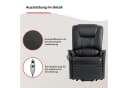 TV-Sessel DUO COLLECTION Messina XXL Schwarz mit Aufstehhilfe Bild 5