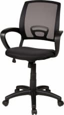 DUO COLLECTION Bürostuhl Tom Schwarz mit Netzstoffbezug Bild 2