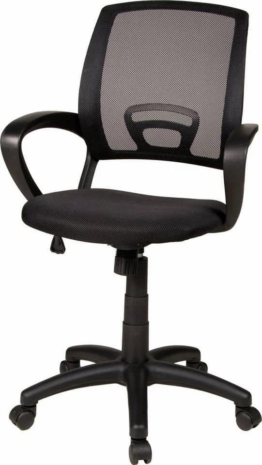 DUO COLLECTION Bürostuhl Tom Schwarz mit Netzstoffbezug - Bild 2