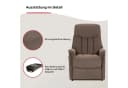 TV-Sessel DUO COLLECTION Aurora XXL Elektrisch Relaxbraun Bild 3