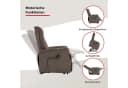 TV-Sessel DUO COLLECTION Aurora XXL Elektrisch Relaxbraun Bild 4