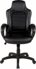 Chefsessel DUO COLLECTION Joris Schwarz Kunstleder Netzstoff Bild 1