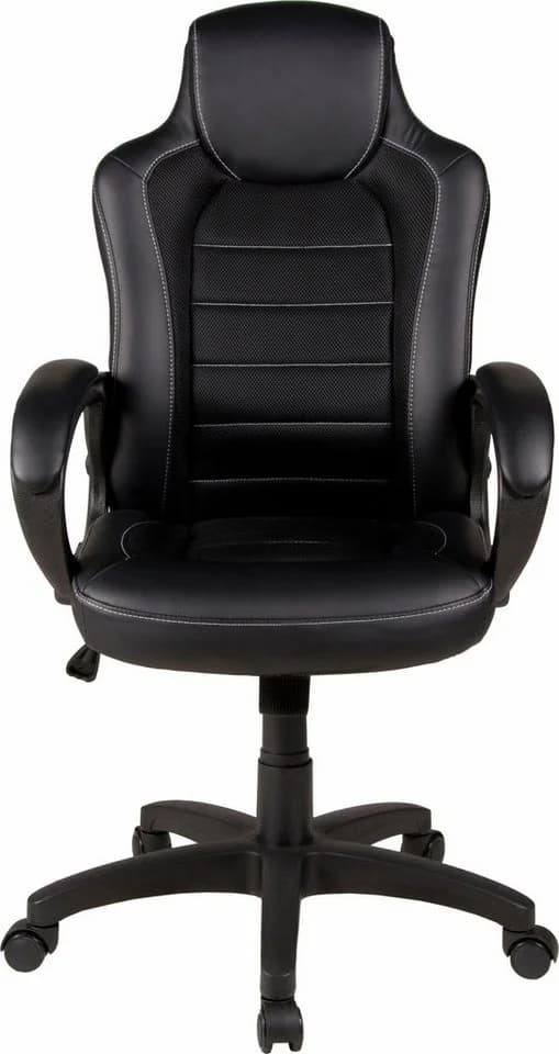 Chefsessel DUO COLLECTION Joris Schwarz Kunstleder Netzstoff