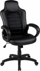 Chefsessel DUO COLLECTION Joris Schwarz Kunstleder Netzstoff Bild 2