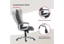 Chefsessel DUO COLLECTION Dirk Dunkelgrau Ergonomischer Bürostuhl mit Federkern Bild 4