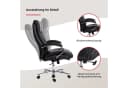 Duo Collection Chefsessel Federico 180 kg Schwarz Kunstleder Bild 3
