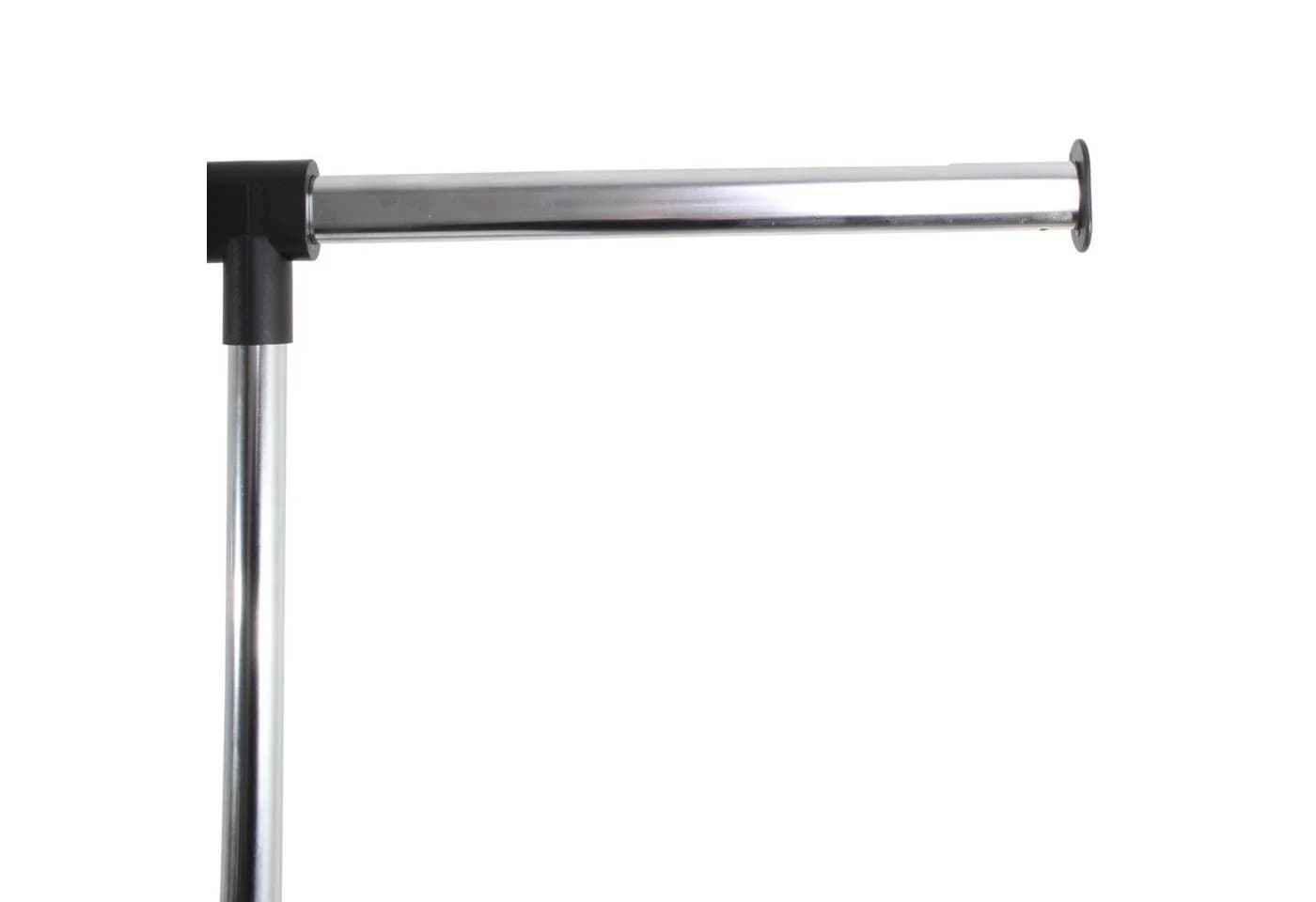 GERSO Kleiderständer 100 cm breit mit Auszügen, höhenverstellbar, auf Rollen