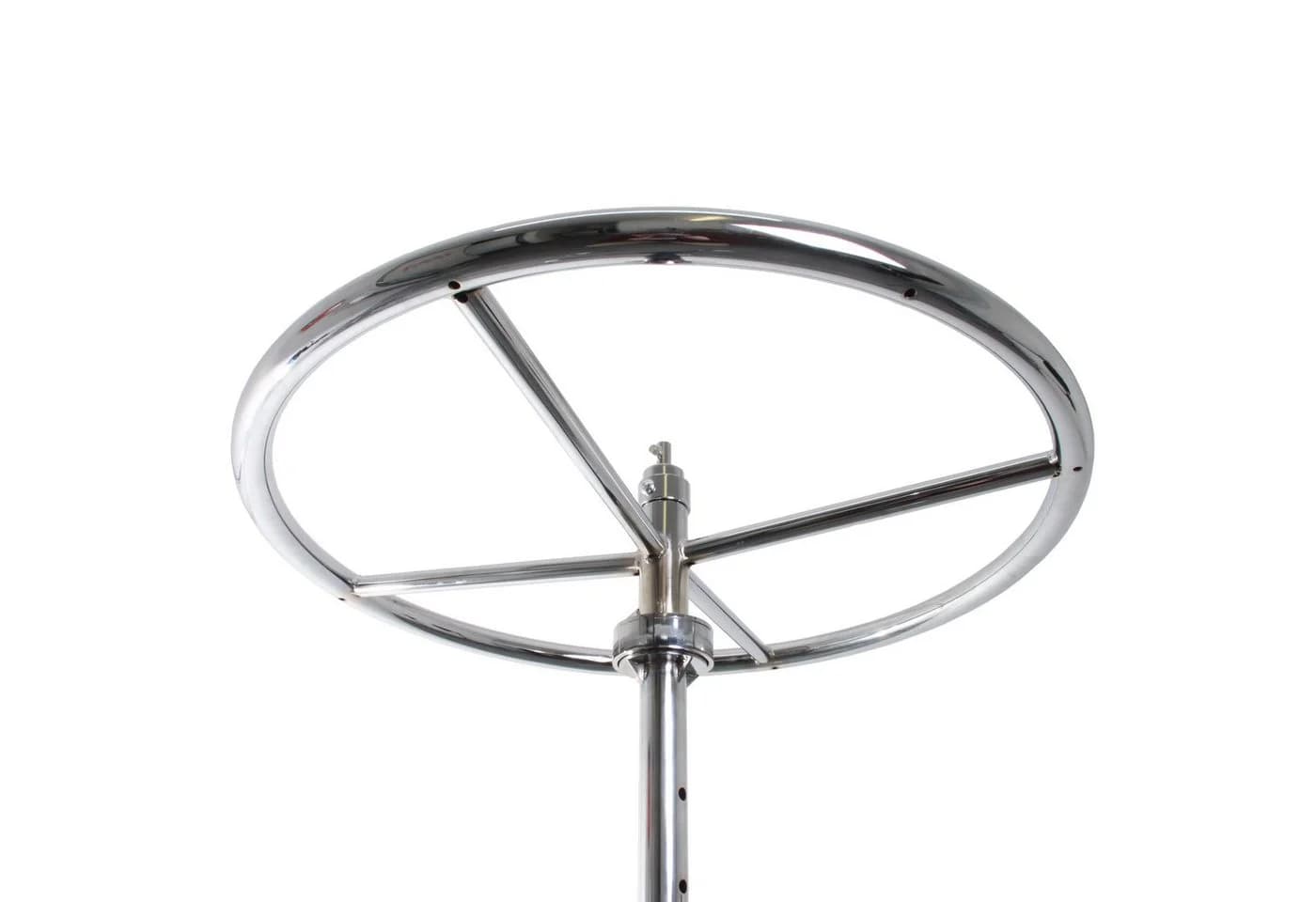 GERSO Kleiderständer Ringständer 80 cm Durchmesser mit Rollen höhenverstellbar - Bild 5