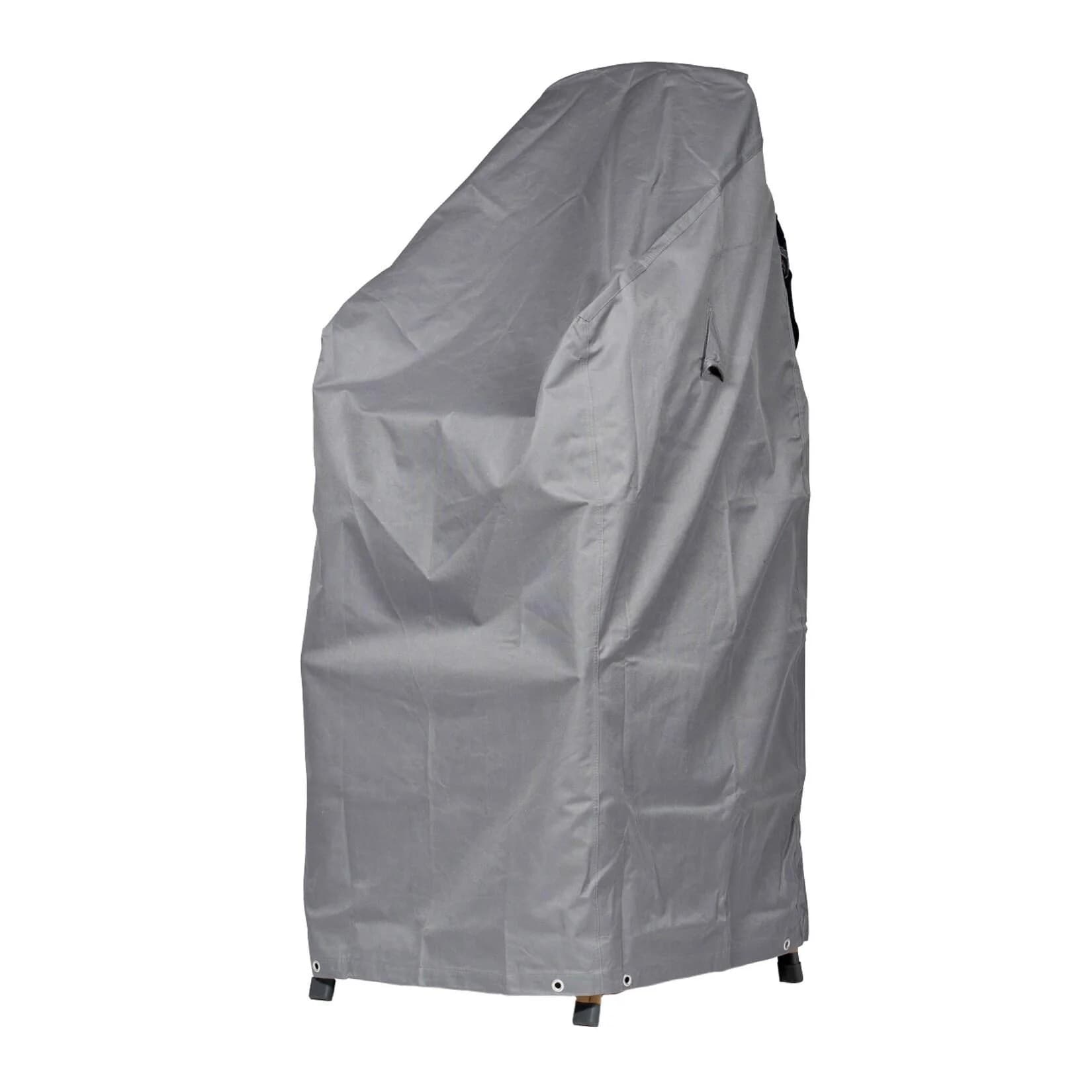 mehr Garten Premium Schutzhülle für Stapelstühle Grau Polyester