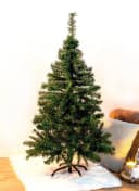 Spetebo Künstlicher Weihnachtsbaum 90 cm Grün mit Ständer Bild 2