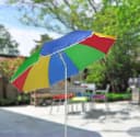 Spetebo Strandschirm Bunt mit Knickgelenk & Tragetasche Bild 1