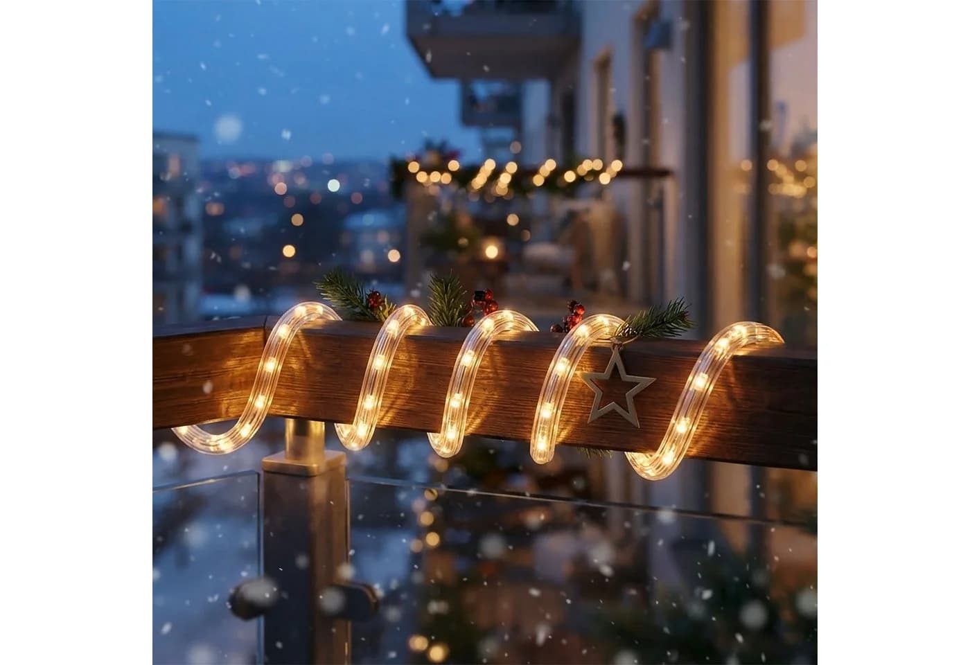 Spetebo LED-Lichterschlauch 12m Warmweiß 288 LEDs - Bild 3