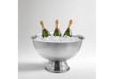 SPETEBO Champagnerschale Edelstahl Poliert 40cm Silber Bild 2