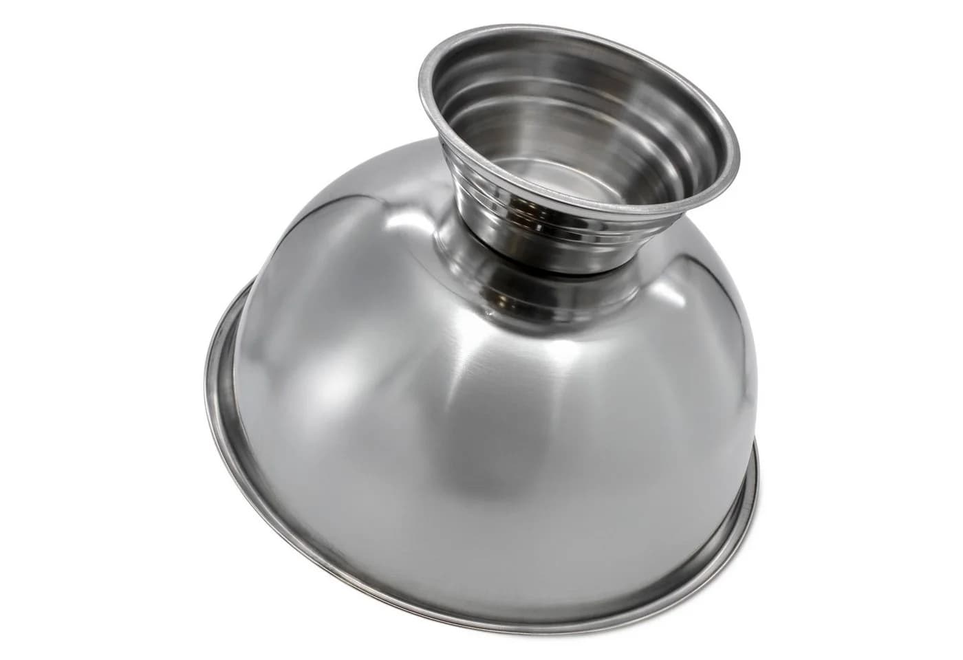 SPETEBO Champagnerschale Edelstahl Poliert 40cm Silber - Bild 3