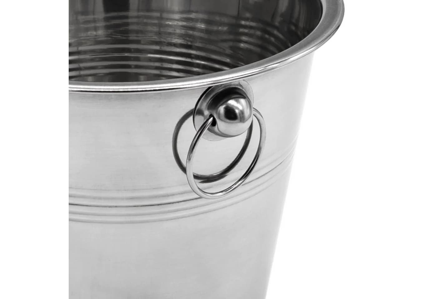 Spetebo Sektkühler Edelstahl Silber 20 cm - Bild 3