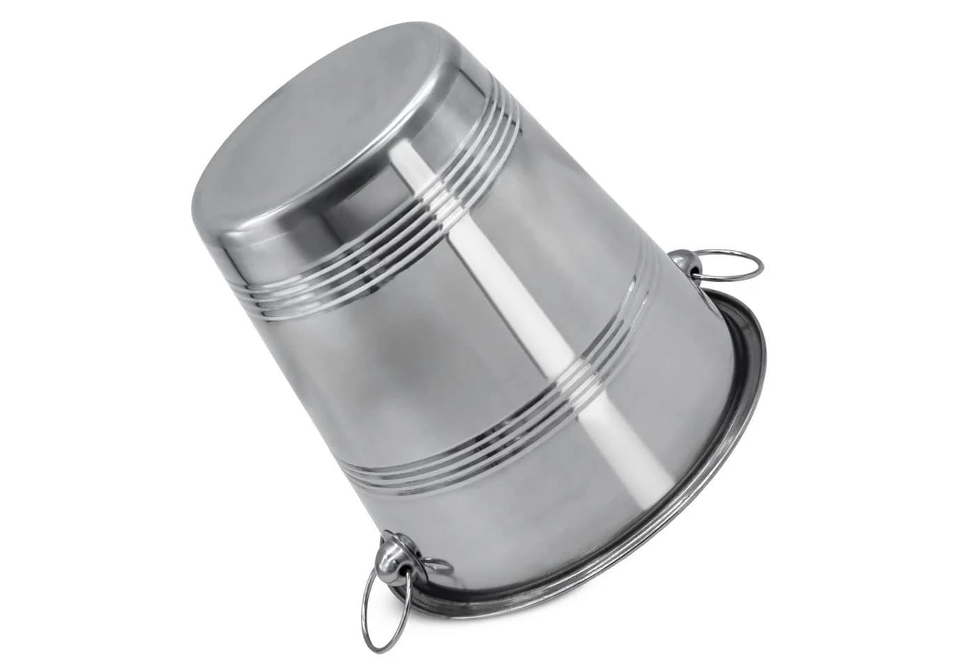 Spetebo Sektkühler Edelstahl Silber 20 cm - Bild 4