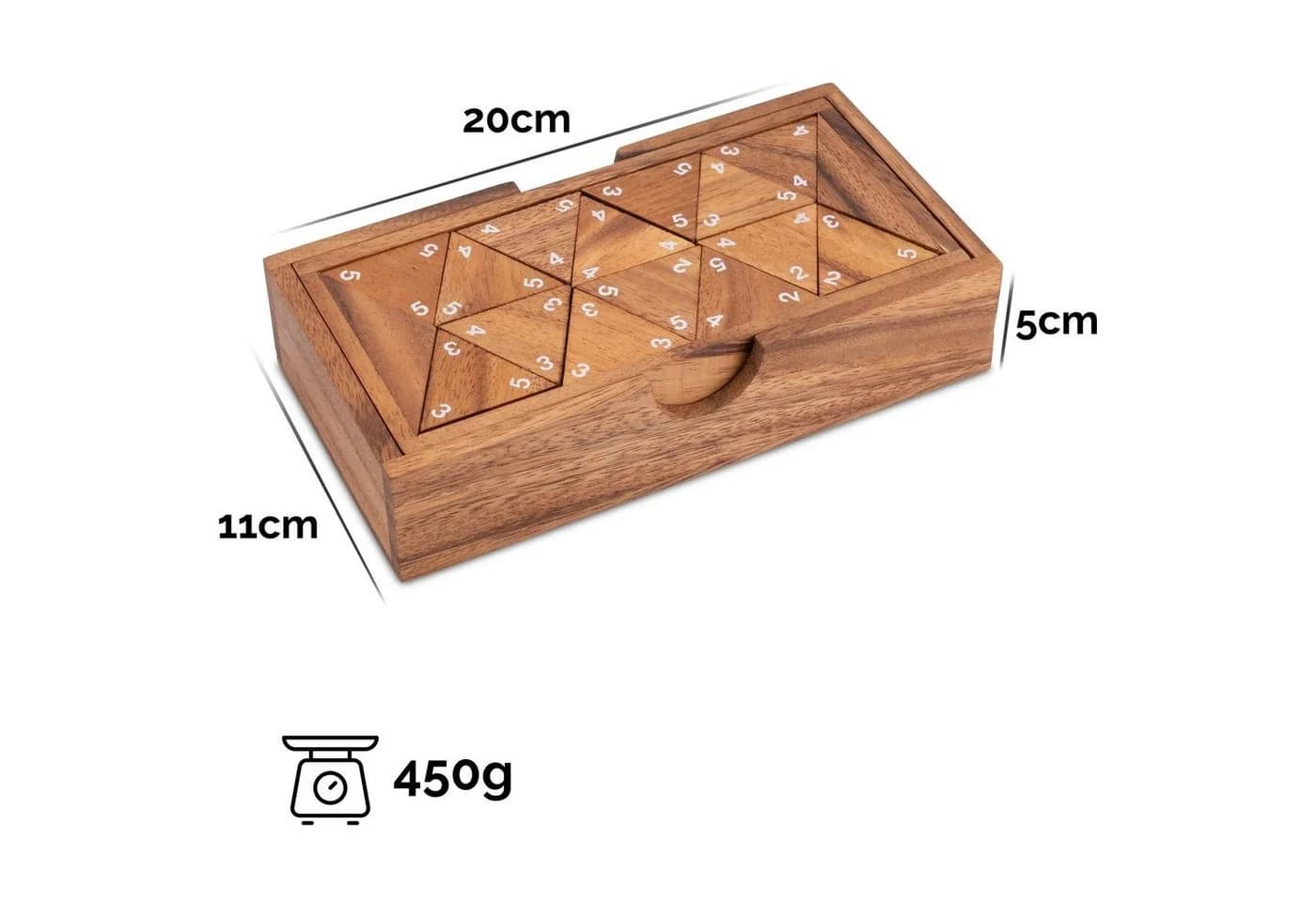Logoplay Holzspiele Tridomino Dreieck-Domino Holzspielzeug - Bild 5