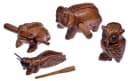 Logoplay Holzspiele Klangtier-Set Frosch Schwein Zikade Eule Bild 2