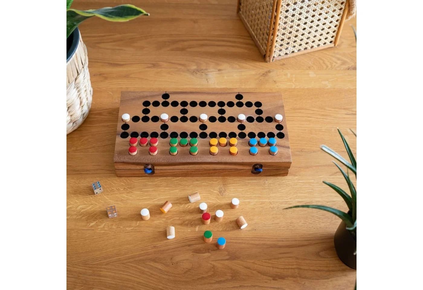 Logoplay Holzspiele Blockade Würfel- und Strategiespiel 2 bis 4 Spieler - Bild 4