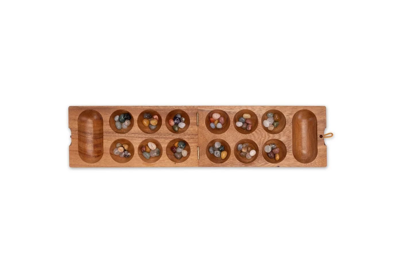 Logoplay Holzspiele Kalaha Edelsteinspiel für 2 Spieler - Bunt - Bild 4