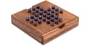 Logoplay Holzspiele Solitär Gr. L - Blaue Stecker - 13x13 cm Bild 2